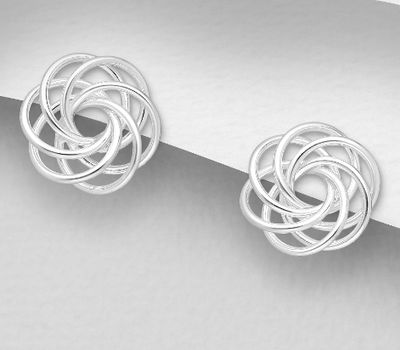 Malın səhifəsinə keç 925 Sterling Silver Push-Back Earrings