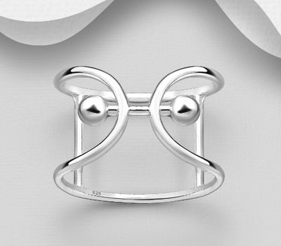 Malın səhifəsinə keç 925 Sterling Silver Ball Ring
