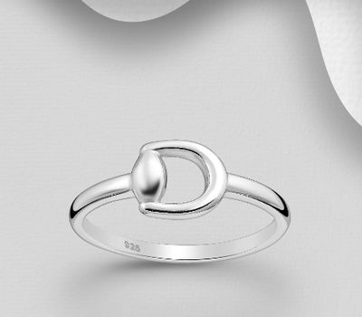 Malın səhifəsinə keç 925 Sterling Silver Horse Snaffle Ring
