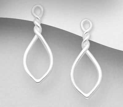 925 Sterling Silver Push-Back Earrings