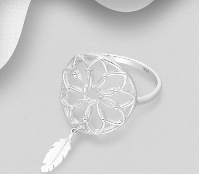 Malın səhifəsinə keç 925 Sterling Silver Dream Catcher Ring