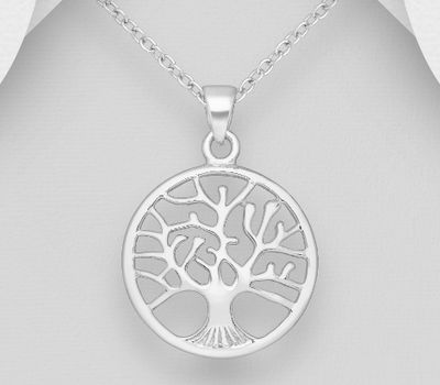Malın səhifəsinə keç 925 Sterling Silver Tree Of Life Pendant