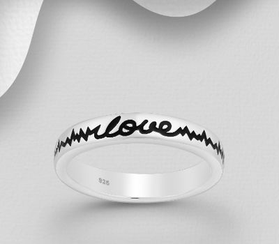 Malın səhifəsinə keç 925 Sterling Silver Heartbeat