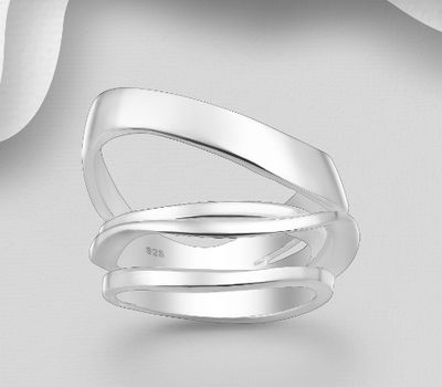 Malın səhifəsinə keç 925 Sterling Silver Layered Ring