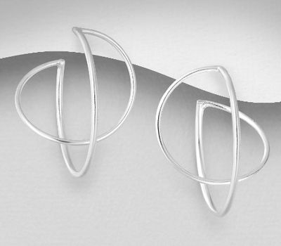 Malın səhifəsinə keç 925 Sterling Silver Push-Back Earrings