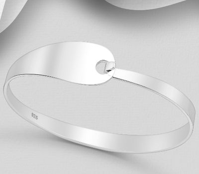 Malın səhifəsinə keç 925 Sterling Silver Bangle
