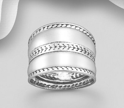 Malın səhifəsinə keç 925 Sterling Silver Oxidized Ring