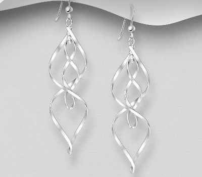 Malın səhifəsinə keç 925 Sterling Silver Hook Earrings