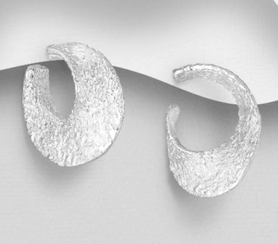 Malın səhifəsinə keç 925 Sterling Silver Push-Back Earrings