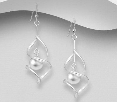 925 Sterling Silver Ball Hook Earrings