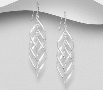 Malın səhifəsinə keç 925 Sterling Silver Hook Earrings