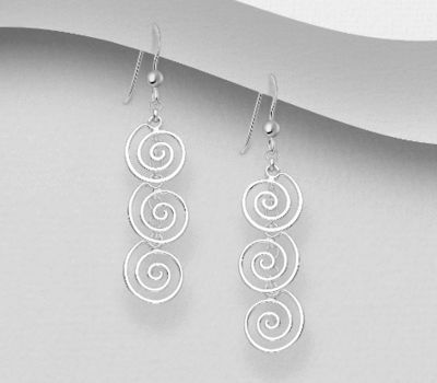 Malın səhifəsinə keç 925 Sterling Silver Hook Earrings
