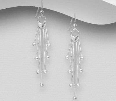 Malın səhifəsinə keç 925 Sterling Silver Ball Hook Earrings