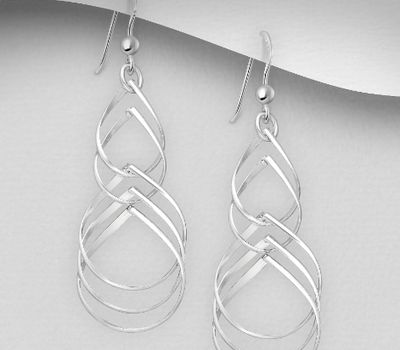 Malın səhifəsinə keç 925 Sterling Silver Hook Earrings