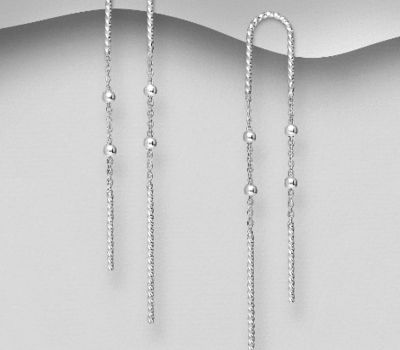 Malın səhifəsinə keç 925 Sterling Silver Push-Back Earrings