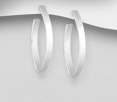 Malın səhifəsinə keç 925 Sterling Silver Push-Back Earrings