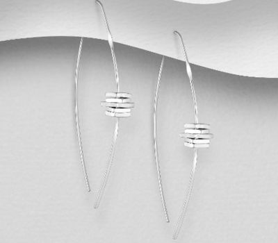 Malın səhifəsinə keç 925 Sterling Silver Hook Earrings