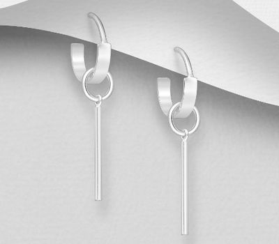 Malın səhifəsinə keç 925 Sterling Silver Push-Back Earrings