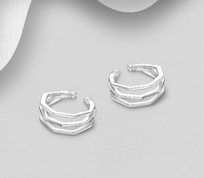 Malın səhifəsinə keç 925 Sterling Silver Ear Cuffs
