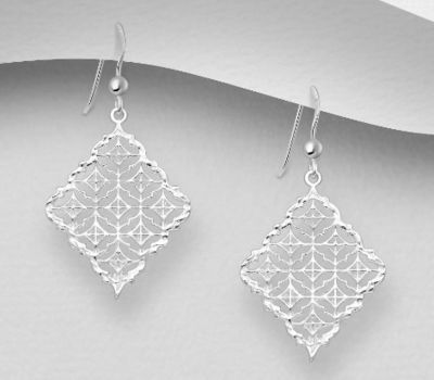 Malın səhifəsinə keç 925 Sterling Silver Hook Earrings