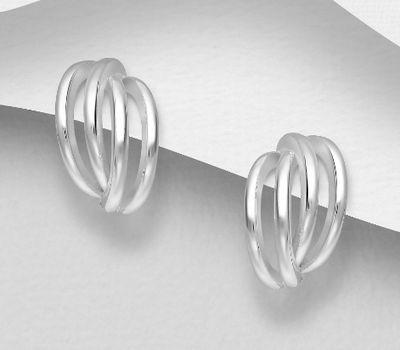 Malın səhifəsinə keç 925 Sterling Silver Push-Back Earrings