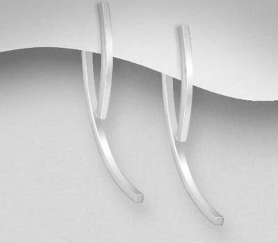 Malın səhifəsinə keç 925 Sterling Silver Jacket Earrings