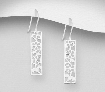 Malın səhifəsinə keç 925 Sterling Silver Flower Earrings