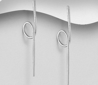Malın səhifəsinə keç 925 Sterling Silver Push-Back Earrings