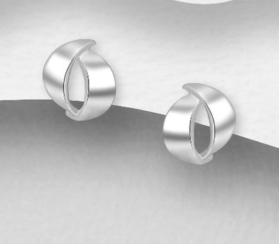 Malın səhifəsinə keç 925 Sterling Silver Push-Back Earrings