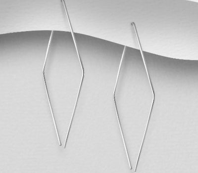 Malın səhifəsinə keç 925 Sterling Silver Hook Earrings