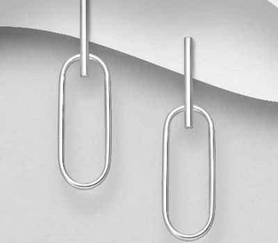 Malın səhifəsinə keç 925 Sterling Silver Push-Back Earrings