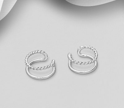 925 Sterling Silver Ear Cuffs