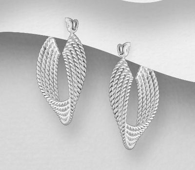 Malın səhifəsinə keç 925 Sterling Silver Hoop Earrings