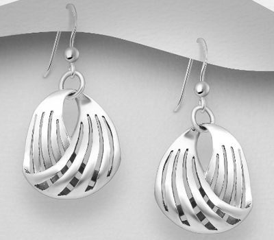 Malın səhifəsinə keç 925 Sterling Silver Hook Earrings