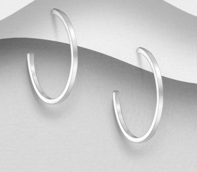 Malın səhifəsinə keç 925 Sterling Silver Push-Back Earrings