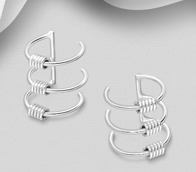 925 Sterling Silver Ear Cuffs