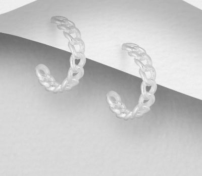 Malın səhifəsinə keç 925 Sterling Silver Push-Back Earrings
