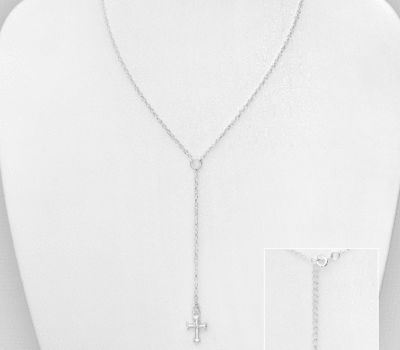 Malın səhifəsinə keç 925 Sterling Silver Cross Necklace