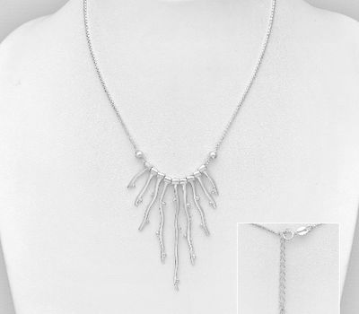 ITALIAN DELIGHT - 925 Sterling Silver Necklace, Made in Italy.