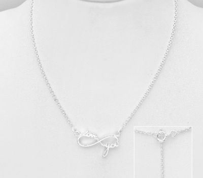 925 Sterling Silver Infinity & 