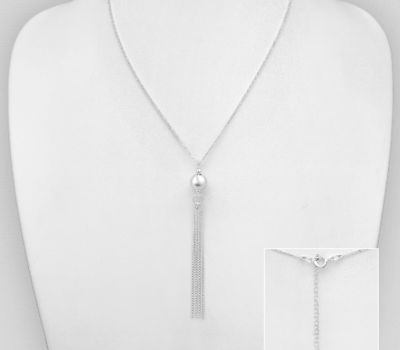 Malın səhifəsinə keç 925 Sterling Silver Ball Necklace