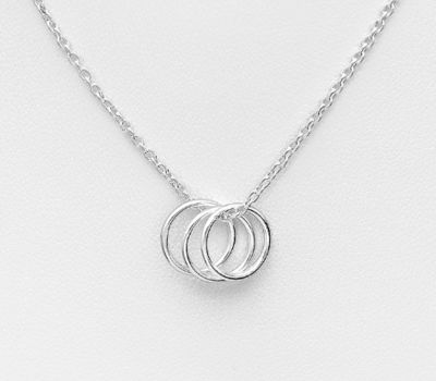 925 Sterling Silver Circle Necklace