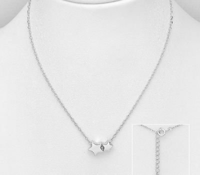Malın səhifəsinə keç 925 Sterling Silver Star Necklace