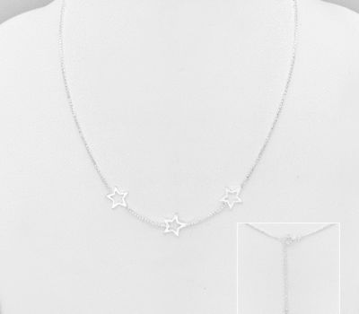 Malın səhifəsinə keç 925 Sterling Silver Star Necklace