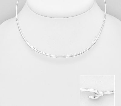 Malın səhifəsinə keç 925 Sterling Silver Choker