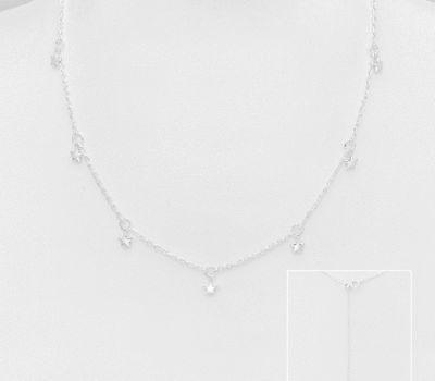 Malın səhifəsinə keç 925 Sterling Silver Star Necklace