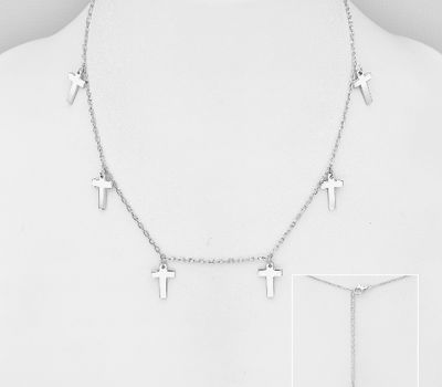 Malın səhifəsinə keç 925 Sterling Silver Cross Necklace