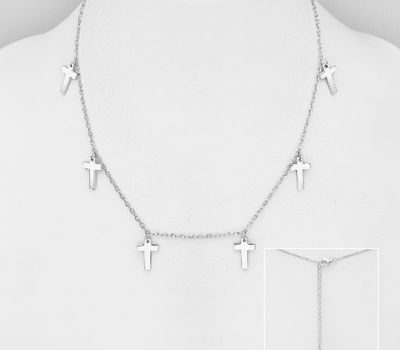 925 Sterling Silver Cross Necklace