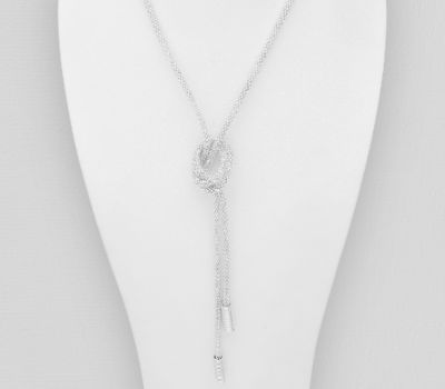 Malın səhifəsinə keç 925 Sterling Silver Knot Necklace
