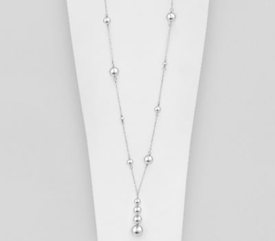 925 Sterling Silver Ball Necklace